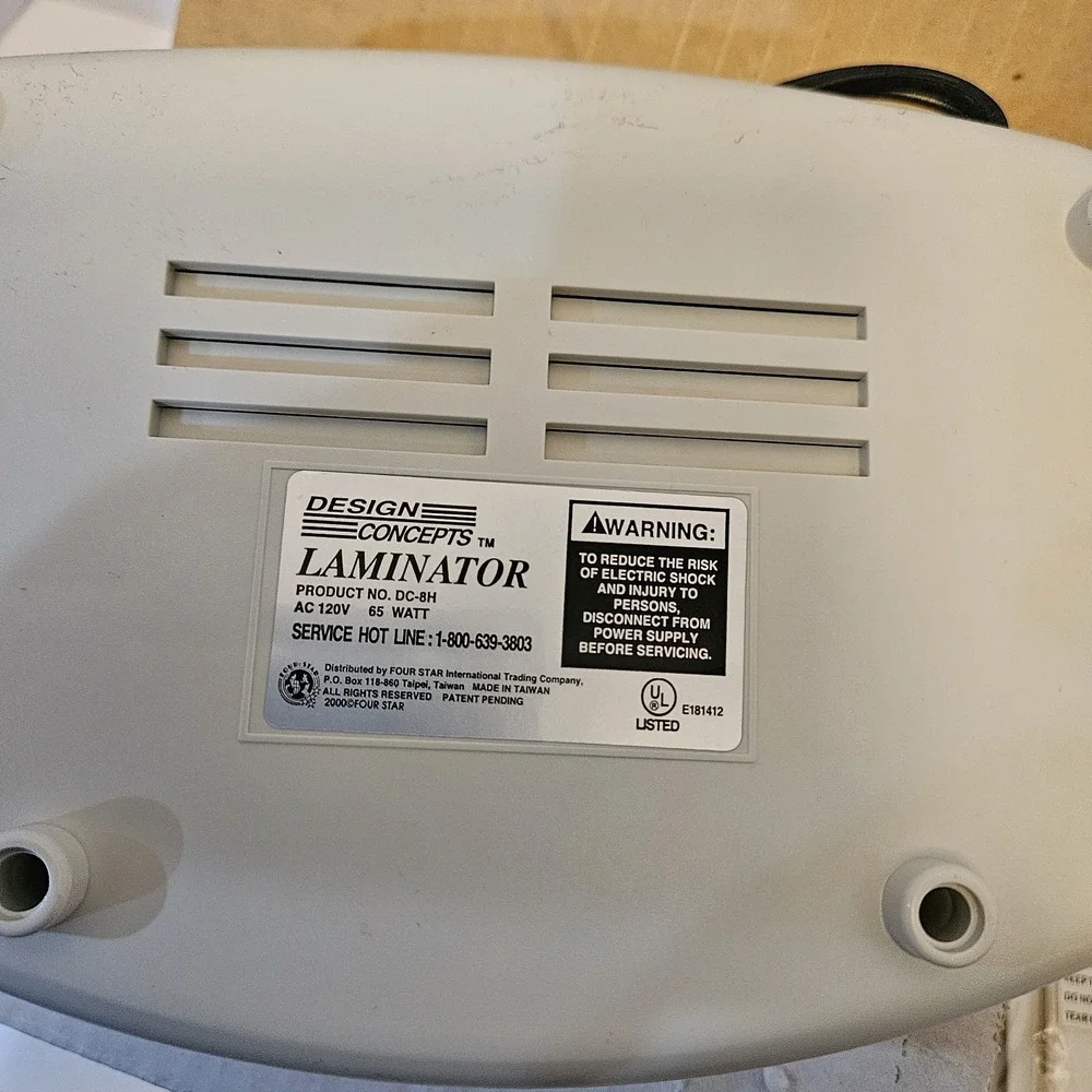 Design Concepts Laminator 4